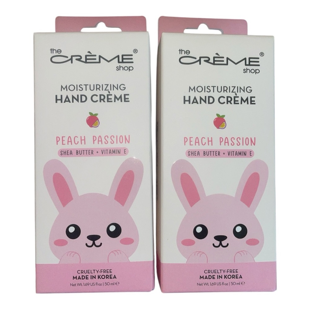 The Crème Shop Moisturizing Hand Crème - bundle of 2 - Peach Passion Hand Crème